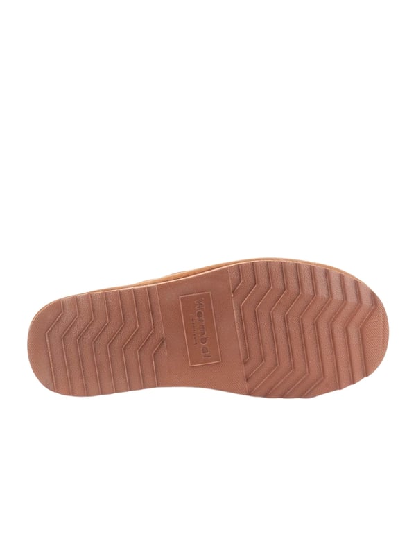 Die Warmbat herenpantoffels verenigen comfort en elegantie in perfecte harmonie. Met een buitenkant van hoogwaardig suède stralen ze tijdloze klasse uit en bieden ze tegelijkertijd optimale bescherming tegen kou en stoten. Het luxueuze fluweel-suède zorgt voor een aangenaam zacht gevoel en geeft de pantoffels een chique uitstraling. Dankzij de warme voering blijven uw voeten altijd heerlijk warm, terwijl de ademende materialen zorgen voor een ideale luchtcirculatie. De robuuste EVA-rubberen zool garandeert uitstekende grip en duurzaamheid, zodat u zich zowel binnen als buiten comfortabel kunt voelen. Afgerond met verfijnde labeldetails zijn deze pantoffels een stijlvolle metgezel voor koude dagen en optimaal draagcomfort.