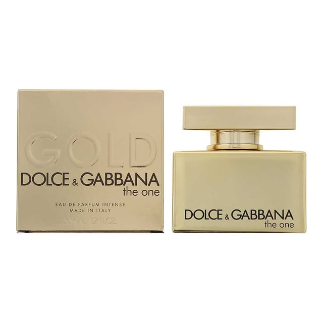 Dolce & Gabbana The One Gold Eau de Parfum Intense is a luxurious and captivating fragrance for women that exudes opulence and elegance. It is a variation of the original The One fragrance, enhanced with an intensified and more alluring blend of notes. The top notes of this scent contain crisp and tangy mandarin orange with a combination of warm bergamot. The floral notes add depth and sophistication to the fragrance, enhancing its allure.