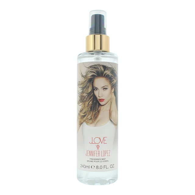 JLove by Jennifer Lopez is a Floral Fruity body spray for women. Perfect for the warmer seasons of Spring and Summer this fragrance is mostly worn during the day. Launched in 2013, this fragrance  was originally designed by perfumer Honorine Blanc and was inspired by Jennifer’s  passion for fashion and is confident and feminine. Jennifer Lopez JLove Perfumed Body Mist is a captivating and sensual fragrance that embodies confidence, glamour, and elegance. This luxurious body mist is infused with a delightful blend of fruity and floral notes, creating a fresh yet seductive aroma that lingers on the skin. It opens with vibrant bursts of white raspberry, juicy pineapple, and tangerine, leading into a heart of delicate honeysuckle and coconut orchid. The warm and alluring base of vanilla sorbet, white woods, and musk adds a touch of sophistication, making it perfect for everyday wear. Light and refreshing, JLove Body Mist is the ultimate finishing touch for those who love to exude charm and confidence effortlessly. The bottle is a clear and easy to carry with you to the gym or work in your bag.

Top Notes: Pineapple, Pink Grapefruit, Tangerine and White Raspberry,.
Heart Notes: Coconut, Orchid, Tahitian Tiare and Water Lily.
Base Notes: Skin Musk, Vanilla Sorbet and White Woods.

How to Apply: 

Apply it to all your body avoiding the face area. Avoid rubbing after application as this will reduce the longevity, re-apply when necessary.