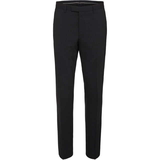 Hook and Zip Fastening.Belt Loops.Straight Leg.
