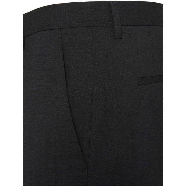 Hook and Zip Fastening.Belt Loops.Straight Leg.