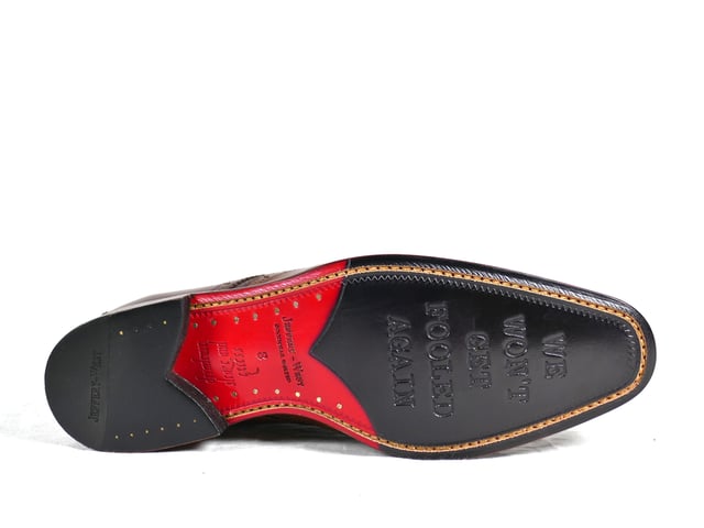 Hendrix 'FOXY' Mahogany Calf Goodyear Welted Wing Tip Shoe