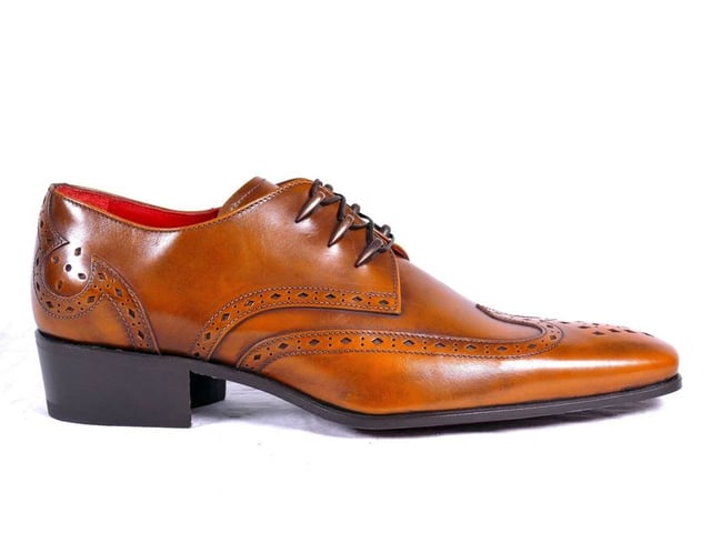 Anderson HEDONIST Deco Camel Lace up Shoe