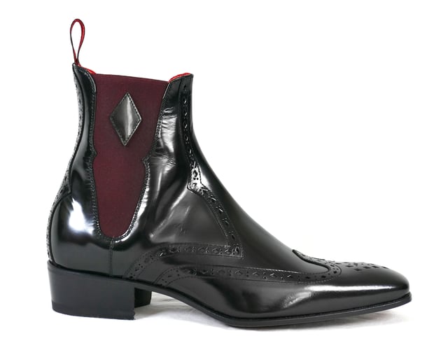 Anderson 'GLAM' Black polish Chelsea Boot