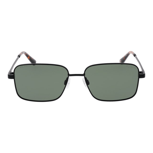 Geschlecht: Herren
Hauptfarbe: Schwarz
Rahmenfarbe: Schwarz
Rahmenmaterial: Metall
Glasfarbe: Grün
Glasmaterial: Kunststoff
Filterkategorie: 3
Glaseffekt: Polarisiert & Verspiegelt
Schutz: 100% UVA & UVB
Größe: 54-16-140
Glasbreite: 54
Glashöhe: 39
Stegbreite: 16
Brillenbreite: 140
Bügellänge: 140
Stil: Rechteck
Rahmenstil: Vollrand
Federscharnier: Nein
Besonderheiten: Kein Extra
Lieferumfang: Original-Etui
Country: China
