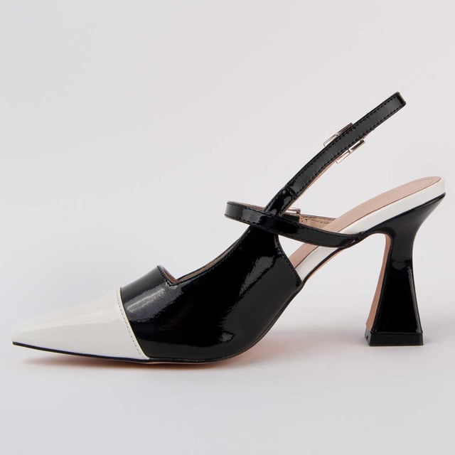Heeled shoes for women. 100% natural leather insole. Comfortable fit. Manufactured by other brands for our brand. Approximate measurements: 8 cm heel