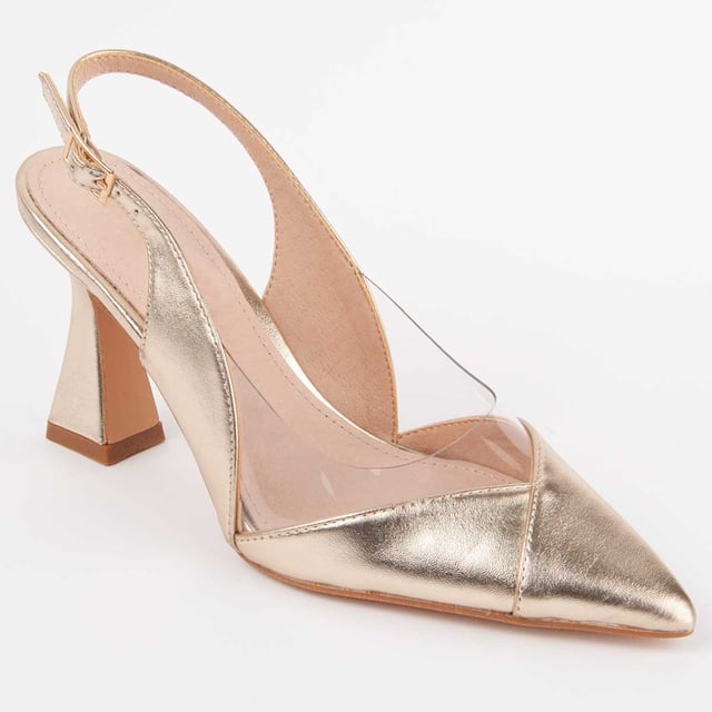 Heeled shoes for women. 100% natural leather insole. Comfortable fit. Manufactured by other brands for our brand. Approximate measurements: 8 cm heel