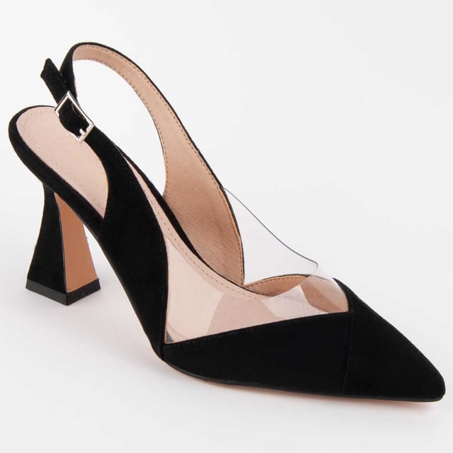 Hakken schoenen voor dames. 100% natuurlijke leren inlegzool. Comfortabele pasvorm. Gemaakt door andere merken voor ons merk. Ongeveer 8 cm hak