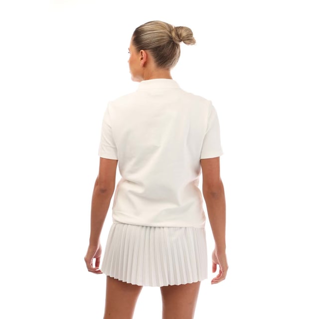 Women's Lacoste Regular Fit Polo Shirt in Cream