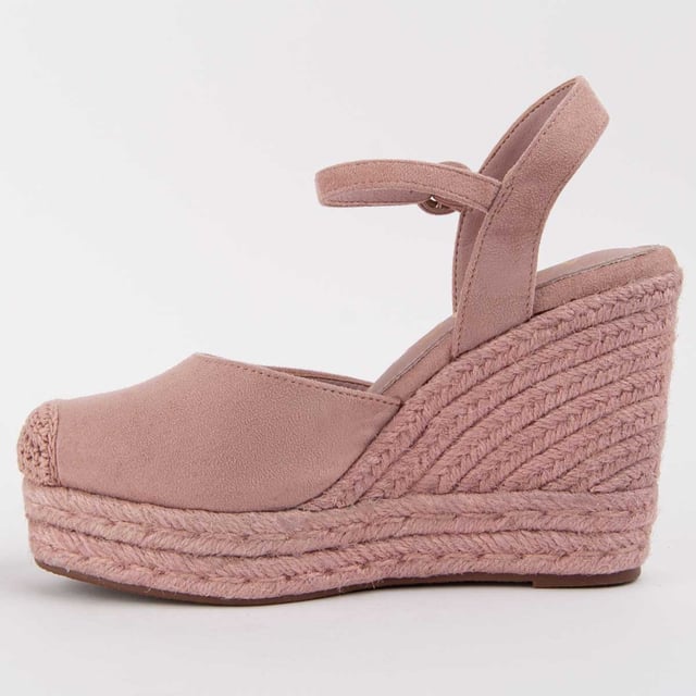 Wedge espadrille for women. 100% natural leather insole. Comfortable fit. Manufactured by other brands for our brand. Approximate measurements: 10 cm wedge and 3 cm platform.