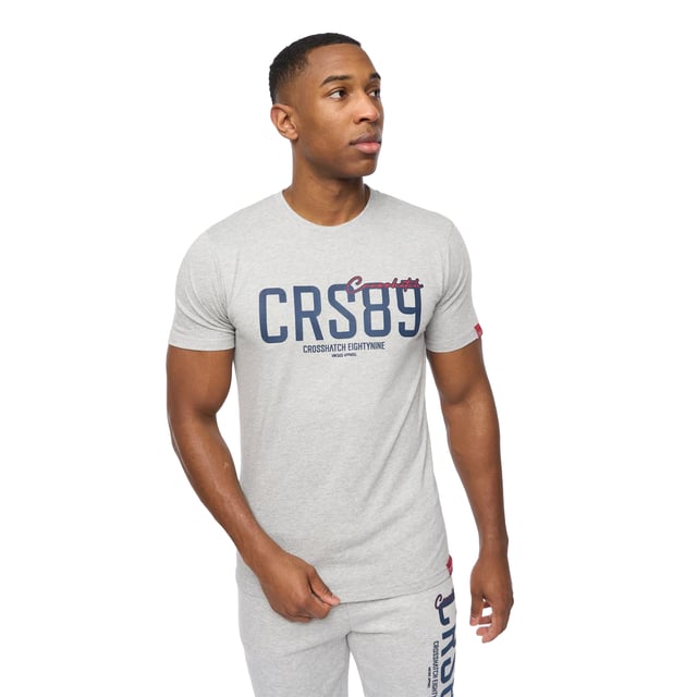 100% Cotton. Fabric: Soft Touch. Design: Back Print, Text. Neckline: Crew Neck. Sleeve-Type: Short-Sleeved. Woven Label. Fit: Regular. M: 40 in. L: 42 in. XL: 44 in.