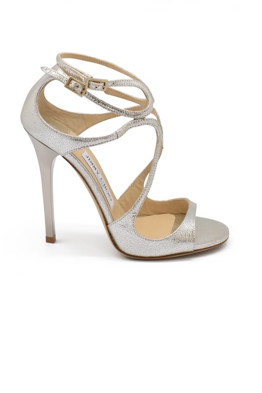 Jimmy Choo Sandalen Lance Silber