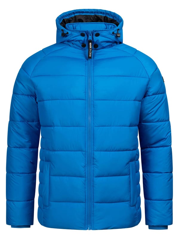 Arctic Seven Chaqueta Acolchada Hombre – Abrigo de Invierno Resistente al Viento y Agua con Capucha Desmontable
Esta chaqueta de invierno Arctic Seven combina estilo con funcionalidad. Ligera pero cálida, con forro polar en la espalda y capucha desmontable, protege eficazmente del viento y del frío.

✔ Resistente al viento y al agua
✔ Capucha desmontable con ajuste elástico
✔ Cuello alto y puños acanalados
✔ Bolsillos laterales y interiores forrados
✔ Cremallera robusta con tirador grande

Material:
Exterior: 100% Poliéster
Forro y relleno: 100% Poliéster