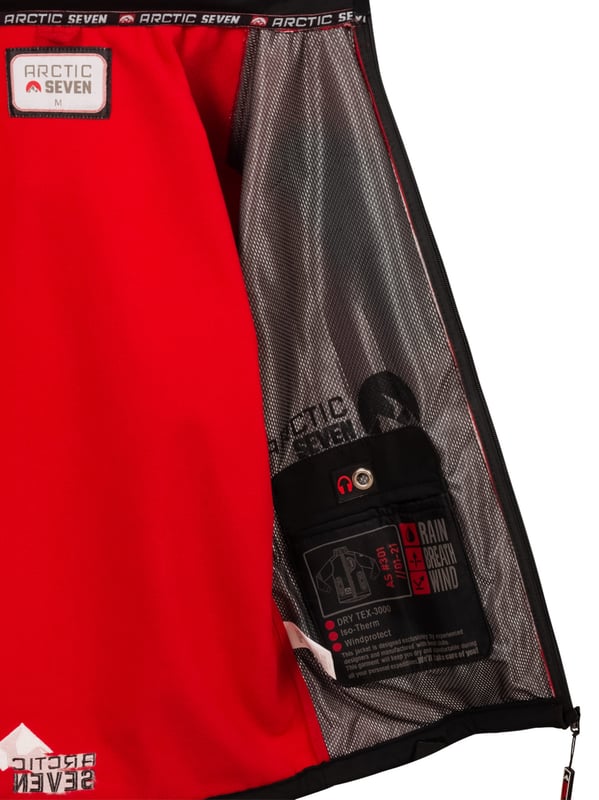 Chaqueta Softshell Arctic Seven para hombre: chaqueta de transición repelente al viento y al agua con capucha desmontable

Esta funcional chaqueta softshell de Arctic Seven combina un diseño moderno con una alta funcionalidad. Gracias a Dry Tex - 3000 Protect, es repelente al agua y aislante del calor, perfecto para actividades al aire libre. El material ligero y el corte ergonómico garantizan una comodidad de uso óptima.

Repelente al viento y al agua: protección con Dry Tex - 3000 Protect

Cuello alto y orificios para los pulgares: para una mejor protección contra el viento y el frío

Bolsillos e interior con forro polar para una calidez cómoda

Capucha con cordón: desmontable con cremallera

Detalles reflectantes: para una mejor visibilidad en la oscuridad

Grandes cremalleras y parches Arctic Seven: diseño moderno con el logotipo de la marca

Material:

Material exterior: 96% poliéster, 4% elastano

Material interior: 100% poliéster (forro polar para mayor calidez)