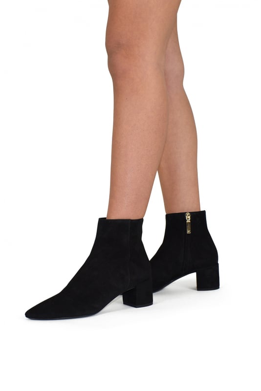 Stiefel Loulou 50 Saint Laurent Wildlem-Reißverschluss.Hohe Ferse 5 cm.Ledersohle.Made in Italy.