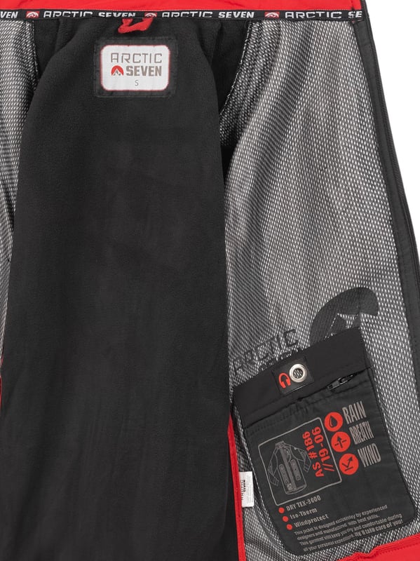 Arctic Seven Softshelljack voor dames - Wind- en waterafstotende outdoorjas met afneembare capuchon

Deze softshell jas van Arctic Seven combineert stijl, functionaliteit en comfort. Dankzij het waterafstotende buitenmateriaal, de hoogwaardige afwerking en het moderne design is het de ideale metgezel voor buitenactiviteiten. De jas heeft een perfecte pasvorm, heeft een licht getailleerde snit en is aan de achterkant langer dan aan de voorkant.

Wind- en waterafstotend voor optimale bescherming

Afneembare capuchon met trekkoord voor flexibele draagmogelijkheden

Hoge kraag met kinbescherming beschermt tegen wind en kou

Ruime zakken met fleece voering – aan de zijkanten, op de borst en aan de binnenkant

Duimgaten en geribbelde manchetten voor extra comfort

Reflecterende details voor betere zichtbaarheid

Materiaal:

Materiaal buitenkant: 96% polyester, 4% elastaan

Materiaal binnenkant: 100% polyester (fleece voering voor warmte)