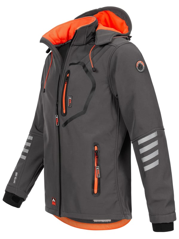 Arctic Seven Softshelljack voor heren - wind- en waterafstotende tussenjas met afneembare capuchon

Dit functionele softshelljack van Arctic Seven combineert modern design met hoge functionaliteit. Dankzij Dry Tex - 3000 Protect is het waterafstotend en warmte-isolerend - perfect voor buitenactiviteiten. Het lichtgewicht materiaal en de ergonomische snit zorgen voor een optimaal draagcomfort.

Wind- en waterafstotend - bescherming door Dry Tex - 3000 Protect

Hoge kraag en duimgaten – voor de beste bescherming tegen wind en kou

Met fleece gevoerde zakken en binnenkant - voor comfortabele warmte

Capuchon met trekkoord – afneembaar met rits

Reflecterende details - voor betere zichtbaarheid in het donker

Grote Arctic Seven Ritsen & Patches – modern design met merklogo

Materiaal:

Materiaal buitenkant: 96% polyester, 4% elastaan

Materiaal binnenkant: 100% polyester (fleece voering voor extra warmte)