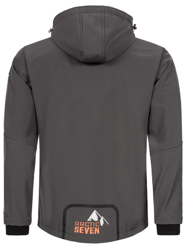 Arctic Seven Softshelljack voor heren - wind- en waterafstotende tussenjas met afneembare capuchon

Dit functionele softshelljack van Arctic Seven combineert modern design met hoge functionaliteit. Dankzij Dry Tex - 3000 Protect is het waterafstotend en warmte-isolerend - perfect voor buitenactiviteiten. Het lichtgewicht materiaal en de ergonomische snit zorgen voor een optimaal draagcomfort.

Wind- en waterafstotend - bescherming door Dry Tex - 3000 Protect

Hoge kraag en duimgaten – voor de beste bescherming tegen wind en kou

Met fleece gevoerde zakken en binnenkant - voor comfortabele warmte

Capuchon met trekkoord – afneembaar met rits

Reflecterende details - voor betere zichtbaarheid in het donker

Grote Arctic Seven Ritsen & Patches – modern design met merklogo

Materiaal:

Materiaal buitenkant: 96% polyester, 4% elastaan

Materiaal binnenkant: 100% polyester (fleece voering voor extra warmte)