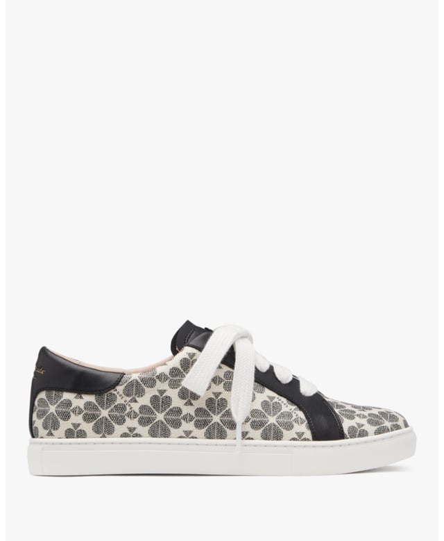 We Think Sneakers Should Be Equally Cute As They Are Comfortable. That's Why We've Given This Pair Playful, Feminine Details Sure To Stand Out, Whether You're Commuting Or Running To The Free Cupcakes In The Conference Room., Erin Spade Flower Pvc Sneaker