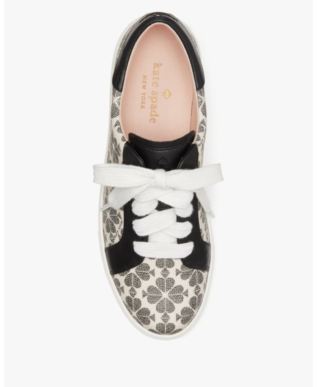 We Think Sneakers Should Be Equally Cute As They Are Comfortable. That's Why We've Given This Pair Playful, Feminine Details Sure To Stand Out, Whether You're Commuting Or Running To The Free Cupcakes In The Conference Room., Erin Spade Flower Pvc Sneaker
