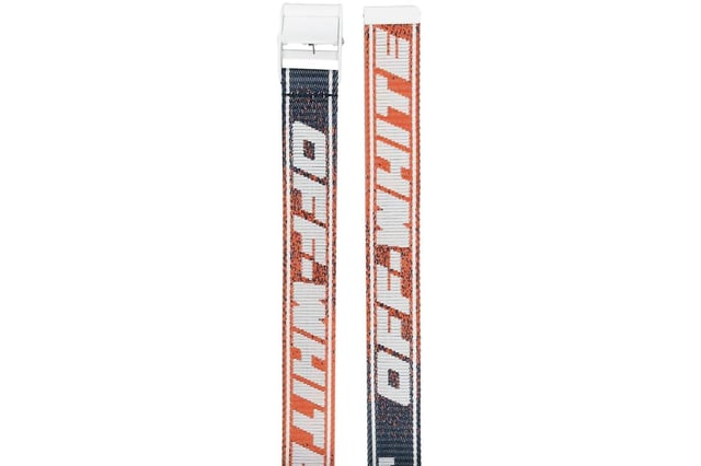 Off White industriële riem in meerdere kleuren.- Gespsluiting.- Off White logo.- Ref: OWRB0090038401