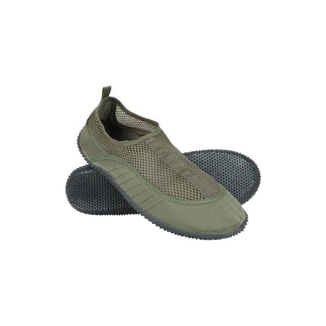Upper: Neoprene. Insole: Synthetic. Outsole: Rubber, Synthetic. Fabric Technology: Breathable, Lightweight, Soft. Mesh Panels, Pull Tab. Flat. Cut: Low Cut. Design: Perforated. Toe Style: Pointed. Fastening: Slip-on.
