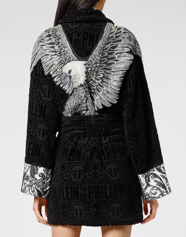Bata corta PHILIPP PLEIN Silver Eagle.