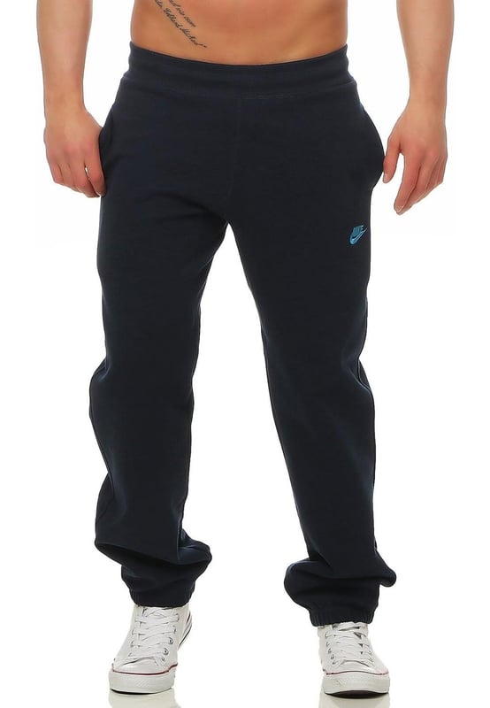 Nike Foundation Mens Cuffed Joggers in Navy