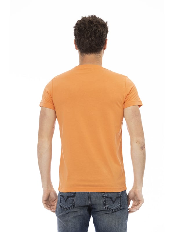 Camiseta De Manga Corta Con Cuello Redondo. Estampado frontal.