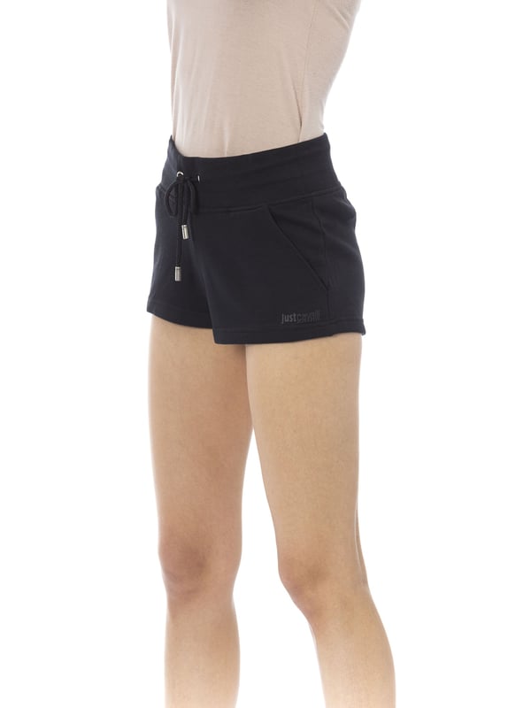 Sweatshirt-Shorts mit elastischem Bund und Kordelzug. Seitentaschen. Logo vorne.