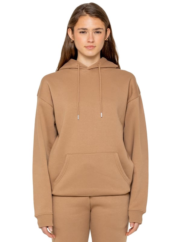 Conjunto de chándal Enzo para mujer. Sudadera con capucha extragrande de manga larga y joggers de ajuste relajado. Mantiene tu cuerpo cálido y cómodo. Los pantalones deportivos cuentan con 2 bolsillos laterales. Forro interior polar cepillado para mayor comodidad. Diseño de pierna con puños, cintura elástica con cordones. Ideal para usar en ropa casual y de trabajo.