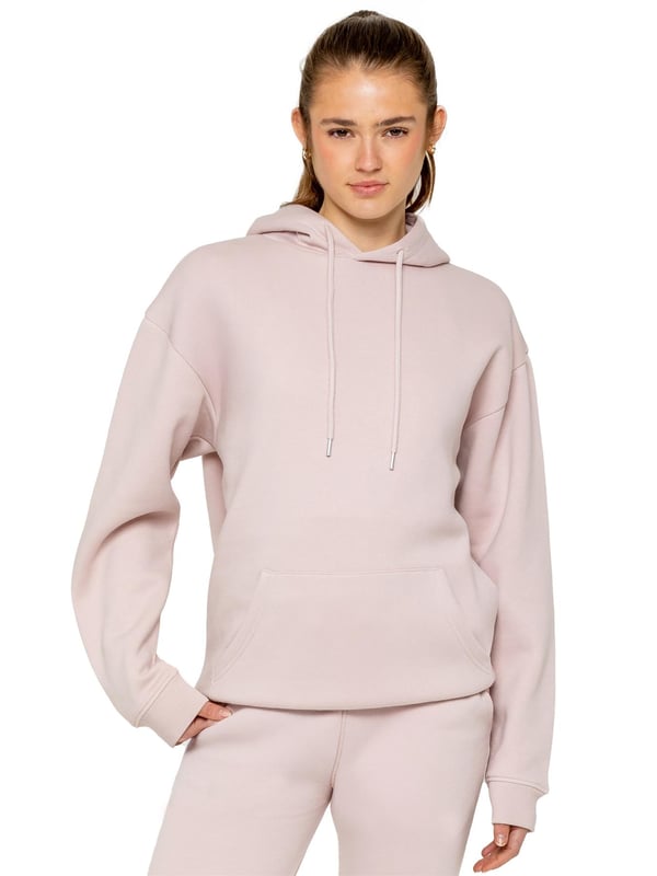 Enzo Womens Tracksuit Set. Long sleeve Oversized Hoodie and Relaxed Fit Joggers. Keeps your Body Warm and Comfortable. Joggers Feature 2 Side Slash Pockets. Brushed Back Inner Fleece Lining for more Comfort. Cuffed Leg Design, Elasticated Waist with drawstrings. Ideal to use for Casual and Work wear.