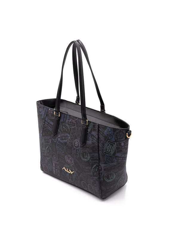 Bolso bandolera para mujer. El cierre es con cremallera. Los bolsillos internos son dos con cremallera y dos abiertos. Los bolsillos externos están ausentes. La bandolera es ajustable en piel. El mango es de cuero. Hay un compartimento interno. El material externo es 100%PU. Internamente es 100% Poliéster. Medidas: 44x16x28 cm. Producto de moda