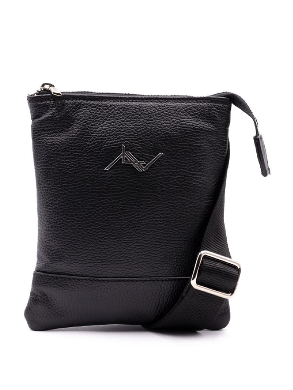 Bolso bandolera para mujer. El cierre es con cremallera. Los bolsillos internos son dos con cremallera y dos abiertos. Los bolsillos externos están ausentes. La bandolera es ajustable en tela. Falta el mango. Hay un compartimento interno. El material exterior es 100% Piel Auténtica. Internamente es 100% Poliéster. Medidas: 18x21x2 cm. Producto de moda