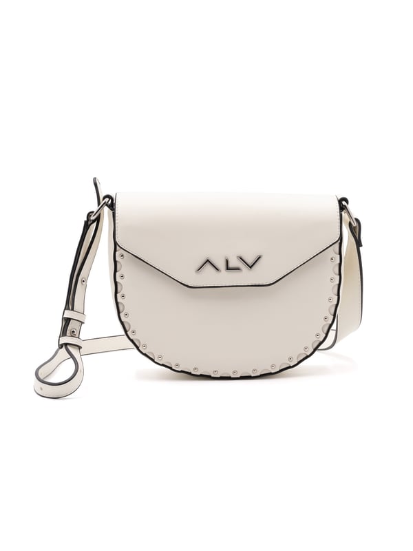 Bolso bandolera para mujer. El cierre es rápido. Los bolsillos internos son dos con cremallera y dos abiertos. Los bolsillos externos están ausentes. La bandolera es ajustable en piel. Falta el mango. Hay un compartimento interno. El material externo es 100%PU. Internamente es 100% Poliéster. Medidas: 23x7x18 cm. Producto de moda
