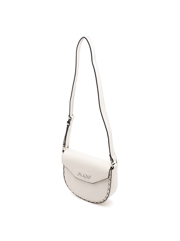 Bolso bandolera para mujer. El cierre es rápido. Los bolsillos internos son dos con cremallera y dos abiertos. Los bolsillos externos están ausentes. La bandolera es ajustable en piel. Falta el mango. Hay un compartimento interno. El material externo es 100%PU. Internamente es 100% Poliéster. Medidas: 23x7x18 cm. Producto de moda