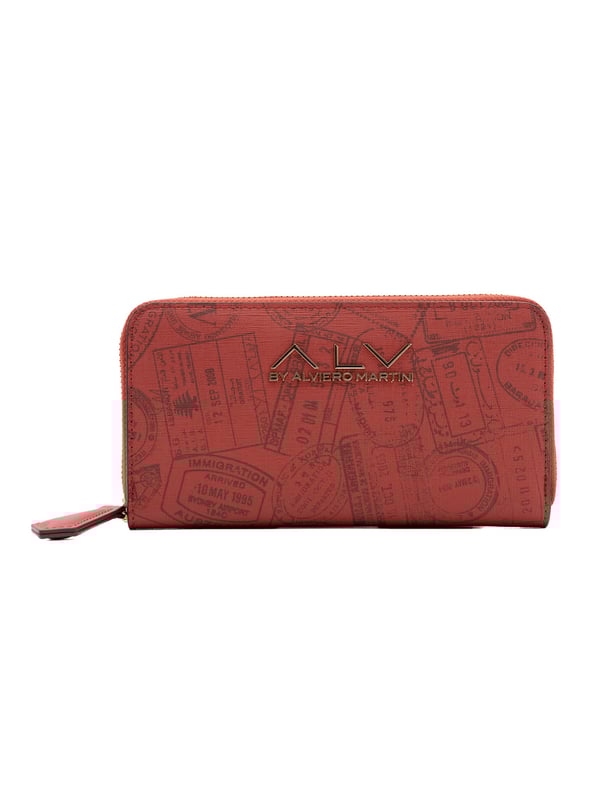 Cartera de mujer. El cierre es con cremallera. Los bolsillos internos son dos con cremallera y dos abiertos. Los bolsillos externos están ausentes. Falta la correa para el hombro. Falta el mango. Los compartimentos internos están ausentes. El material externo es 100%PU. Internamente es 100% Poliéster. Medidas: 19x2x10 cm. Producto de moda