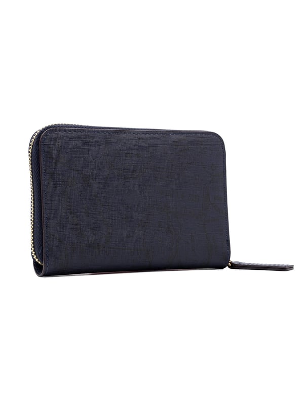 Cartera de mujer. El cierre es con cremallera. Los bolsillos internos son dos con cremallera y dos abiertos. Los bolsillos externos están ausentes. Falta la correa para el hombro. Falta el mango. Los compartimentos internos están ausentes. El material externo es 100%PU. Internamente es 100% Poliéster. Medidas: 15x2x10 cm. Producto de moda