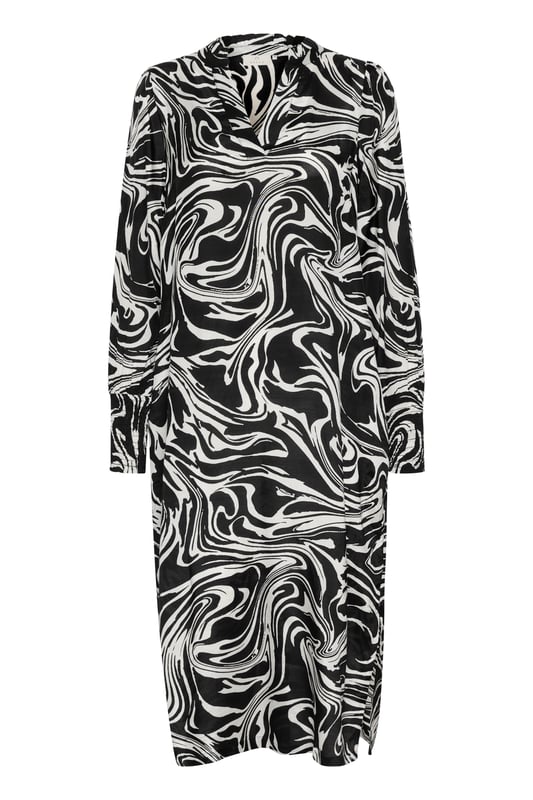 Relaxed fit,Midi-Länge,Lange Ärmel  Schonwäsche 30°, Nicht bleichen, Nicht im Trockner trocknen, Tropnass aufhängen im Schatten, Warm bügeln max. 150° C, Professionelle Reinigung.  50% Viskose,50% Viskose (LENZING™ ECOVERO™)