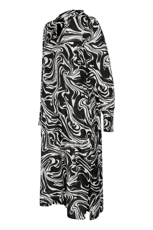 Relaxed fit,Midi-Länge,Lange Ärmel  Schonwäsche 30°, Nicht bleichen, Nicht im Trockner trocknen, Tropnass aufhängen im Schatten, Warm bügeln max. 150° C, Professionelle Reinigung.  50% Viskose,50% Viskose (LENZING™ ECOVERO™)