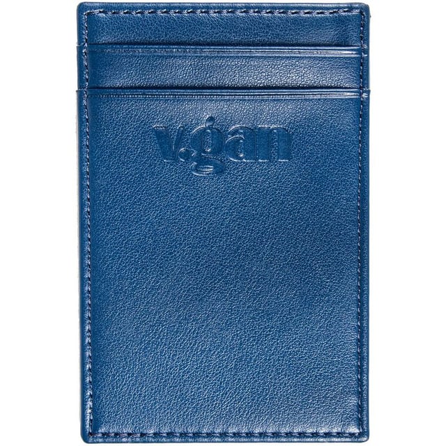 Our V.GAN lightweight card holder has been handmade with a high-quality alternative to leather. Made from non-food grade corn, the material contains more than 30% plant content. The corn is from a renewable source, and the final material is 3 x more environmentally friendly than animal leather. The surface layer of PU provides water, stain and scratch resistance. Inside, the woven lining has been made using 100% recycled plastic bottles. It is soft and strong like polyester, but unlike virgin polyester, recycled PET fabric has a significantly lower impact on the environment. It uses 94% less water, 60% less energy and 32% less CO2 to manufacture.