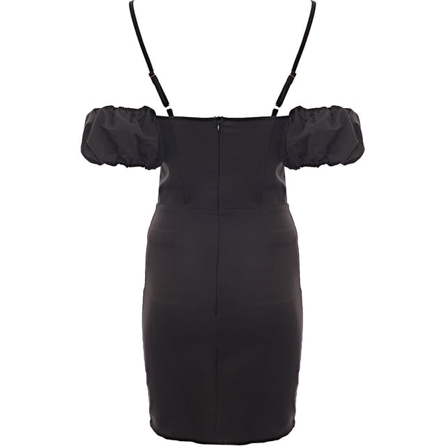 Fabric: 95% Polyester, Fabric: 5% ElastaneTurn heads with the Club L premium sheer bodice mini dress in classic black. Crafted from a blend of 95% polyester and 5% elastane, this dress offers a comfortable and flattering fit. The sheer bodice adds a touch of allure, while the puff sleeves provide a stylish and dramatic flair. Perfect for special occasions or a night out, this mini dress combines elegance and modern design. Pair it with your favorite heels and accessories for a complete, show-stopping look.