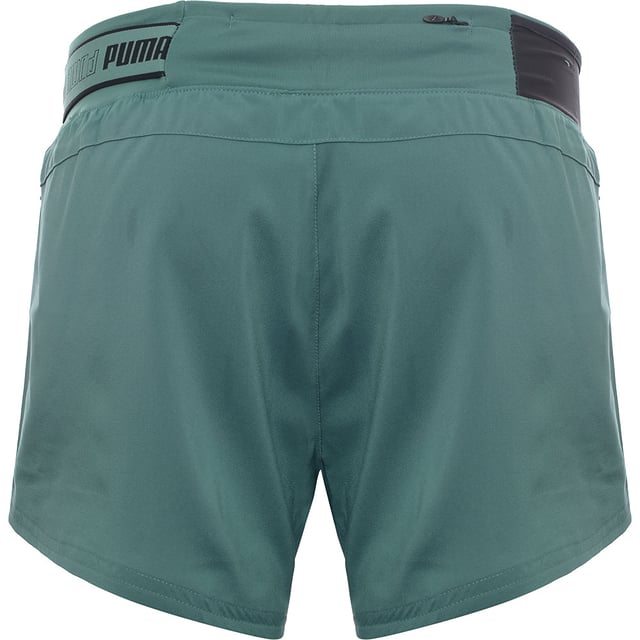 Reflective Polyester Shorts: This item is made of 100% Polyester. It has an elasticated waist, zip back pocket, 360 degrees of reflectivity for increased visibility in low lighting, stretchy side panels for a greater range of movement, regular fit, and is true to size.