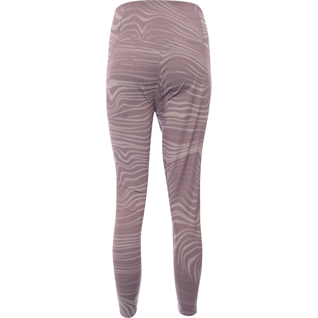 Main: 77% Polyester, Main: 23% Elastane. The Puma Studio yoga high-waisted leggings in a mauve swirl pattern are a perfect blend of style and comfort for your yoga sessions. The high waist offers support while the unique swirl pattern adds a touch of elegance, making you stand out in your yoga class. These leggings are not just about looks; they're designed to enhance your movements and provide the flexibility you need for any pose. Whether you're a beginner or a seasoned yogi, these leggings are sure to become a cherished part of your yoga journey.