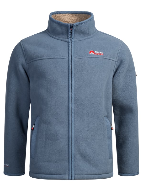 Arctic Seven fleecejack voor heren - warm en duurzaam met voering van teddybont
Dit warme outdoor fleecejack van Arctic Seven biedt de perfecte combinatie van comfort en functionaliteit. Dankzij de DRY-TEX 3000-technologie houdt hij je aangenaam warm zonder de bewegingsvrijheid te beperken - ideaal voor koele herfstdagen, winter of buitenactiviteiten.

Warm en duurzaam, perfect voor koude dagen

Volledig gevoerd met zacht teddybont aan de binnenkant

Hoge, versterkte opstaande kraag beschermt tegen wind en kou

Zijzakken met rits & fleece voering voor warme handen

Robuuste ritssluiting over de hele lengte

Elastische tailleband aan de binnenkant voor een perfecte pasvorm

Belettering en logo geborduurd op de borst, hoogwaardig logo op de bovenarm

Materiaal:

Stof buitenkant: 100% polyester

Voering: 100% polyester (teddybont)