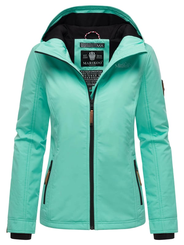 Marikoo Damen Übergangsjacke leichte wind- und wasserabweisende