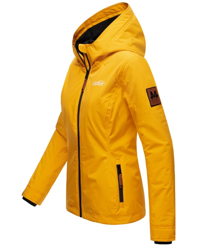 Marikoo Damen Übergangsjacke – Leichte, windabweisende Jacke mit Kapuze & hohem Kragen
Die Marikoo Übergangsjacke B862 kombiniert stilvolles Design mit Funktion – ideal für Frühjahr & Herbst. Das leichte Futter, der hoch schließende Kragen mit Kinnschutz und die Kapuze bieten Schutz vor Wind. Liebevolle Details und taillierter Schnitt sorgen für eine feminine Silhouette.

✔ Windabweisend & leicht gefüttert
✔ Kapuze & hoher Kragen mit Kinnschutz
✔ Zwei Reißverschlusstaschen & Innentasche
✔ Rippbündchen & Kunstleder-Zipper

Material:
Obermaterial: 100% Polyester
Futter & Wattierung: 100% Polyester