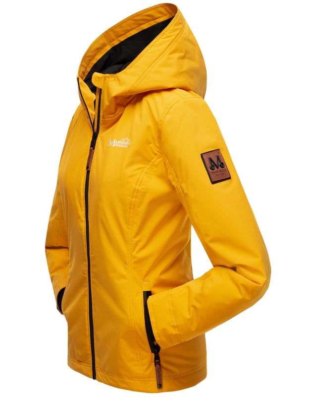 Marikoo Damen Übergangsjacke – Leichte, windabweisende Jacke mit Kapuze & hohem Kragen
Die Marikoo Übergangsjacke B862 kombiniert stilvolles Design mit Funktion – ideal für Frühjahr & Herbst. Das leichte Futter, der hoch schließende Kragen mit Kinnschutz und die Kapuze bieten Schutz vor Wind. Liebevolle Details und taillierter Schnitt sorgen für eine feminine Silhouette.

✔ Windabweisend & leicht gefüttert
✔ Kapuze & hoher Kragen mit Kinnschutz
✔ Zwei Reißverschlusstaschen & Innentasche
✔ Rippbündchen & Kunstleder-Zipper

Material:
Obermaterial: 100% Polyester
Futter & Wattierung: 100% Polyester