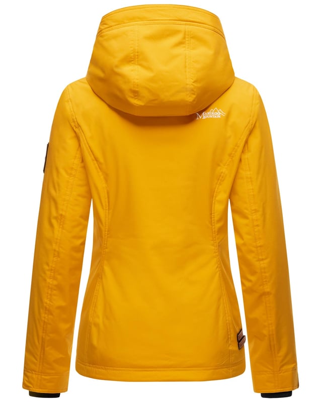 Marikoo Damen Übergangsjacke – Leichte, windabweisende Jacke mit Kapuze & hohem Kragen
Die Marikoo Übergangsjacke B862 kombiniert stilvolles Design mit Funktion – ideal für Frühjahr & Herbst. Das leichte Futter, der hoch schließende Kragen mit Kinnschutz und die Kapuze bieten Schutz vor Wind. Liebevolle Details und taillierter Schnitt sorgen für eine feminine Silhouette.

✔ Windabweisend & leicht gefüttert
✔ Kapuze & hoher Kragen mit Kinnschutz
✔ Zwei Reißverschlusstaschen & Innentasche
✔ Rippbündchen & Kunstleder-Zipper

Material:
Obermaterial: 100% Polyester
Futter & Wattierung: 100% Polyester
