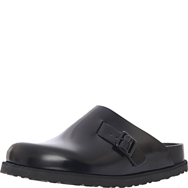 Upper: leather
Lining: leather
Sole: leather insole, rubber sole. Step into luxury with the BIRKENSTOCK X 1774 NIAMEY loafers. These slip-on, backless loafers feature a sleek and shiny leather upper, offering a sophisticated look that effortlessly complements any outfit. The leather lining ensures a comfortable fit, while the leather insole provides added cushioning for all-day wear. The durable rubber sole offers excellent grip and stability, making these loafers perfect for both casual and formal occasions. Elevate your footwear collection with these stylish and versatile loafers.